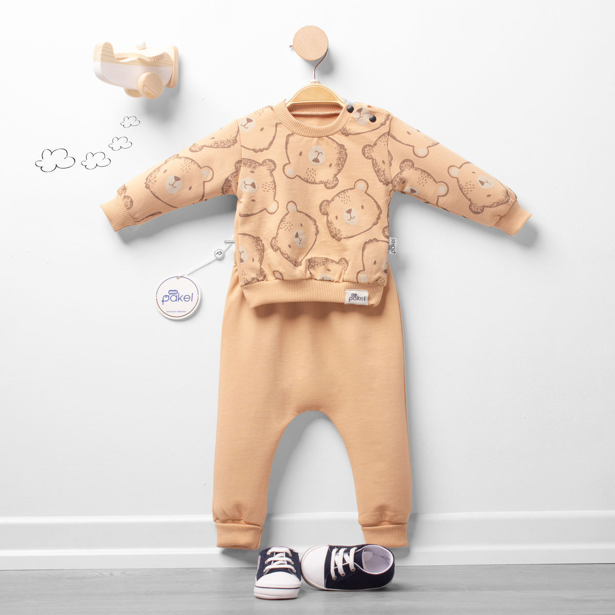  ERKEK AYI BASKILI ÜÇLÜ TAKIM 9-12  AY