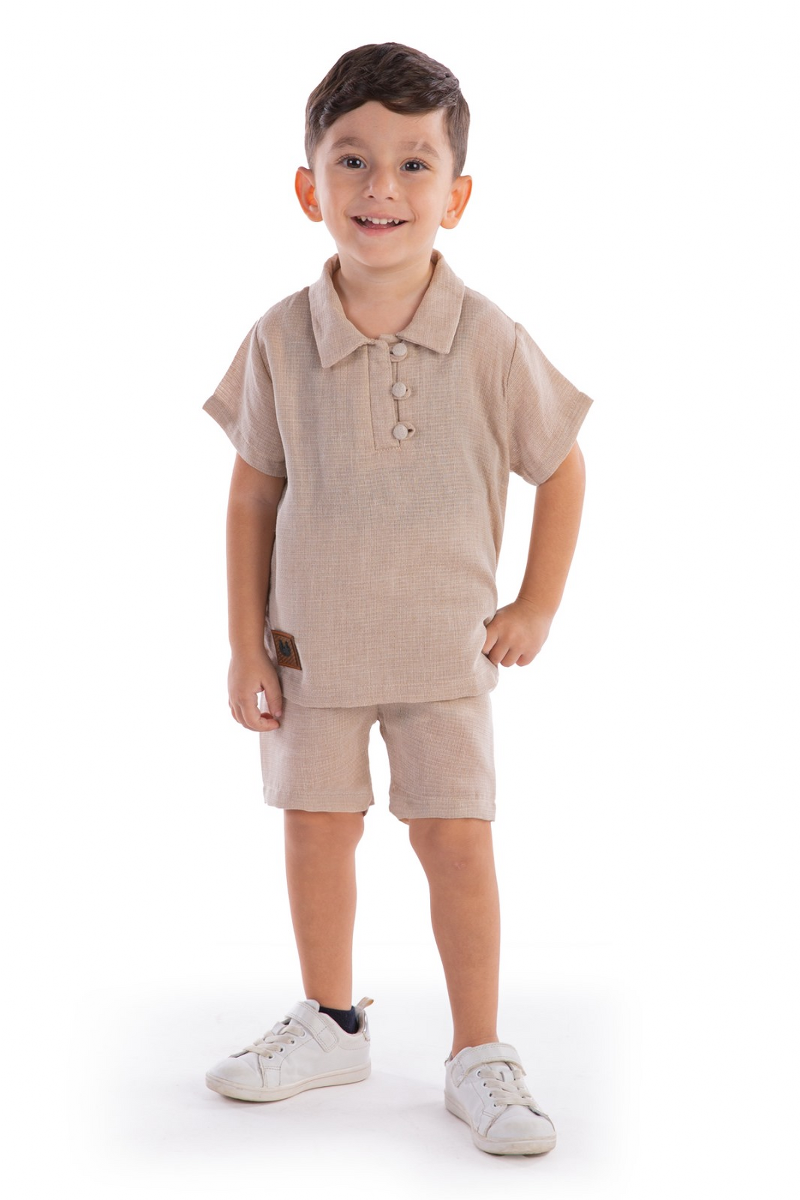  DOKUMA YAKALI ARMALI ERKEK TAKIM  9-24  AY