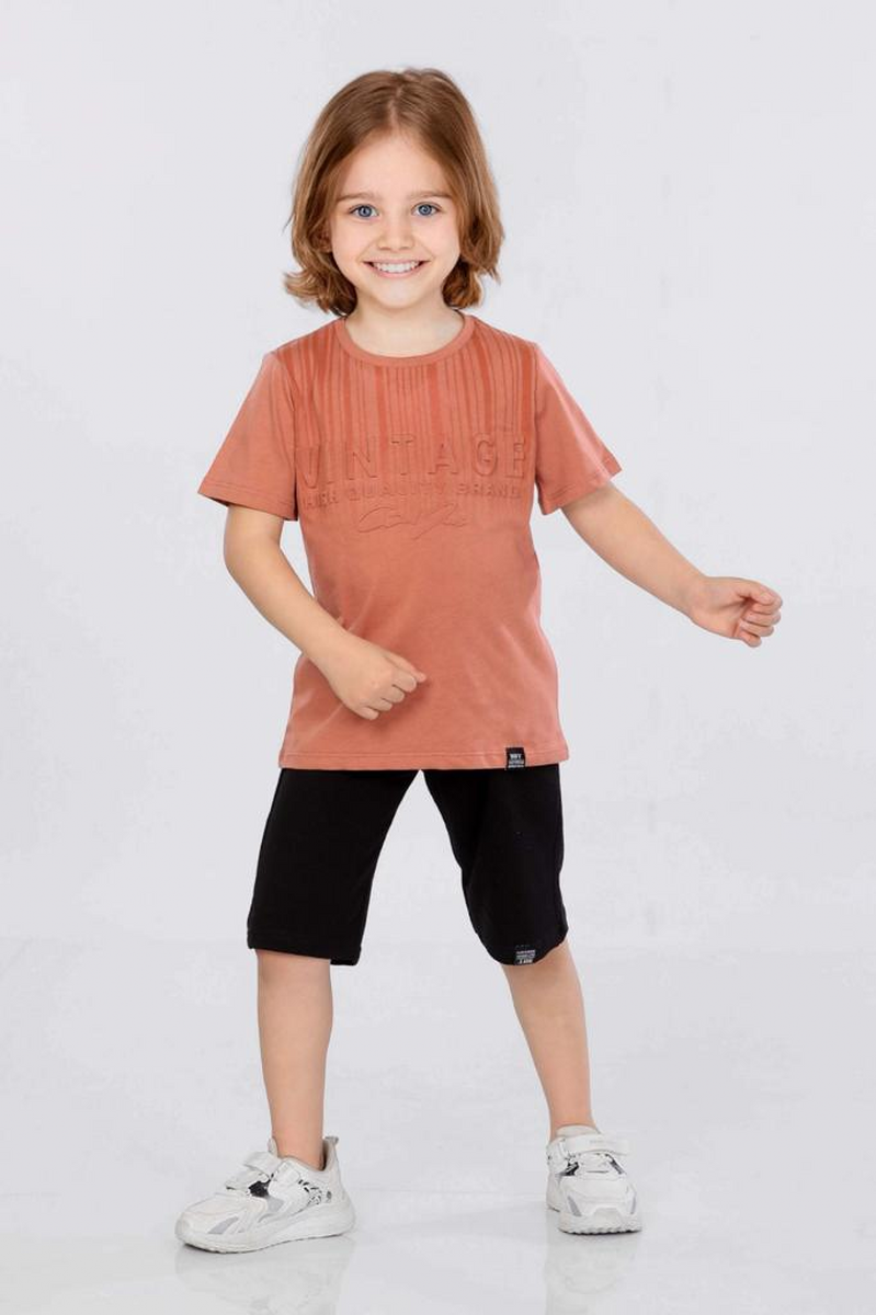 ERKEK VİNTAGE BASKILI PENYE TAKIM 5-8  YAŞ