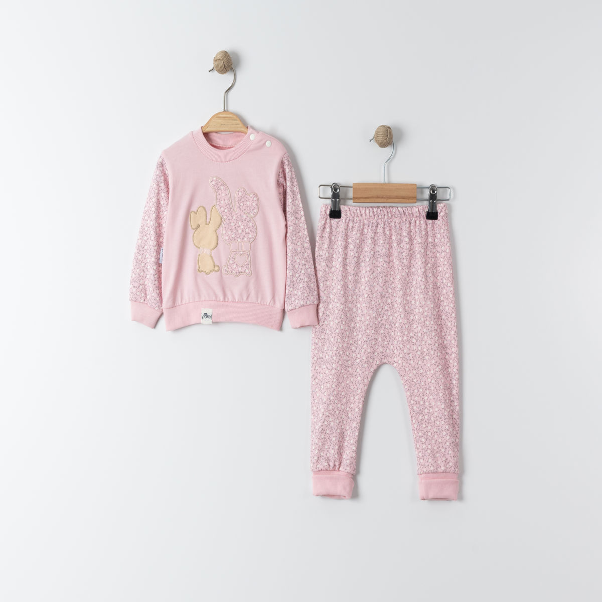 KIZ TAVŞAN BAKIŞLI İKİLİ TAKIM 9-18  AY