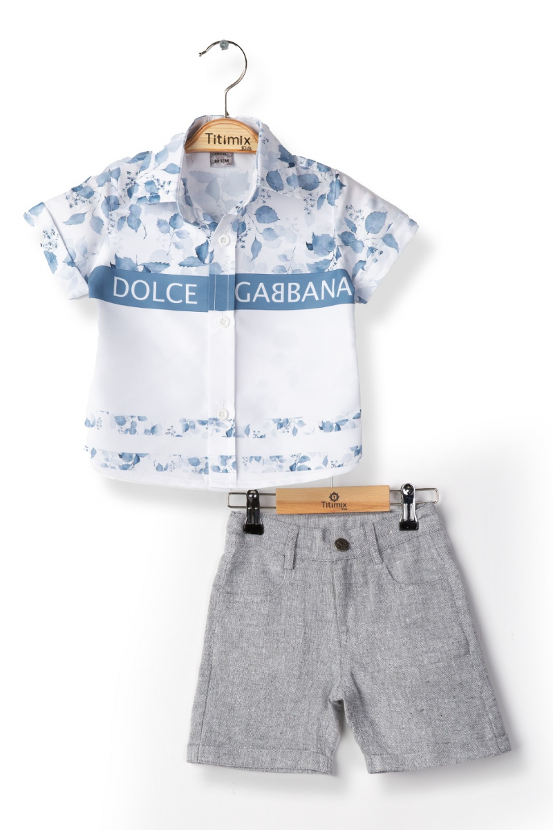 DOLCE DESENLİ İKİLİ TAKIM 6-18  AY