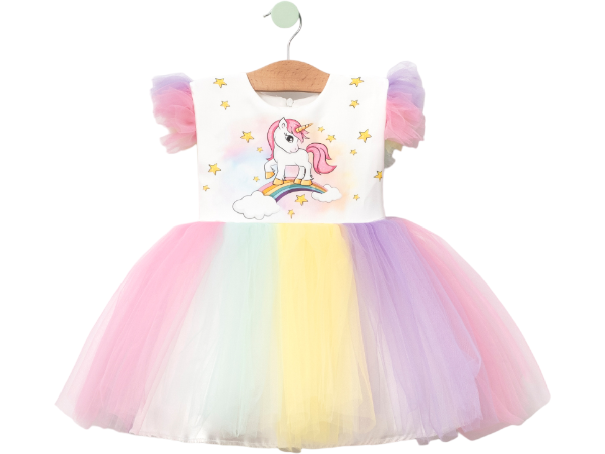 UNICORN Çocuk Elbise 5Y,6Y,7Y,8Y Kız