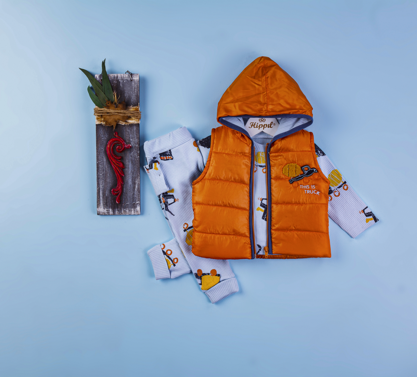 3LÜ 9-18 AY KAPŞONLU ERKEK TAKIM