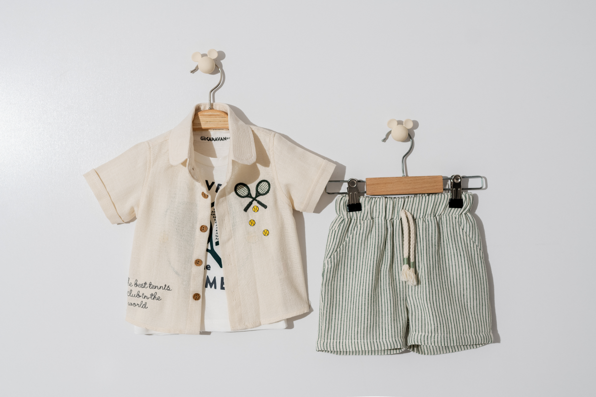 TENİS NAKIŞLI AYLIK ERKEK TAKIM 6-24  AY