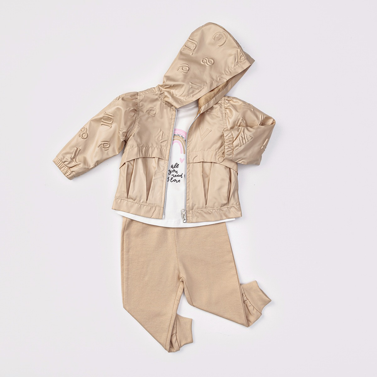 HARF DESENLİ ÜÇLÜ TAKIM  6-24  AY